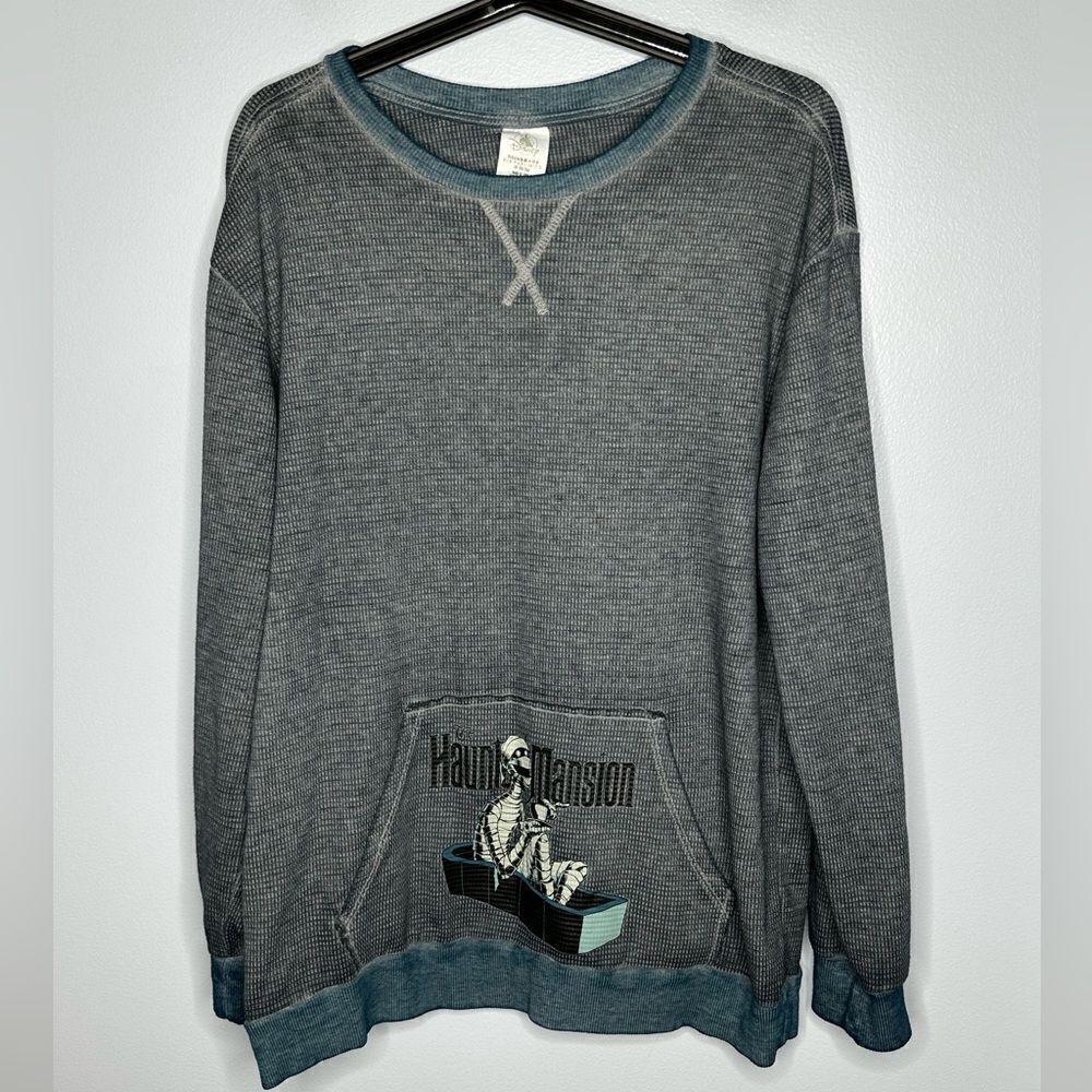 The Haunted Mansion Mummy Long-Sleeved waffle Shirt size medium
